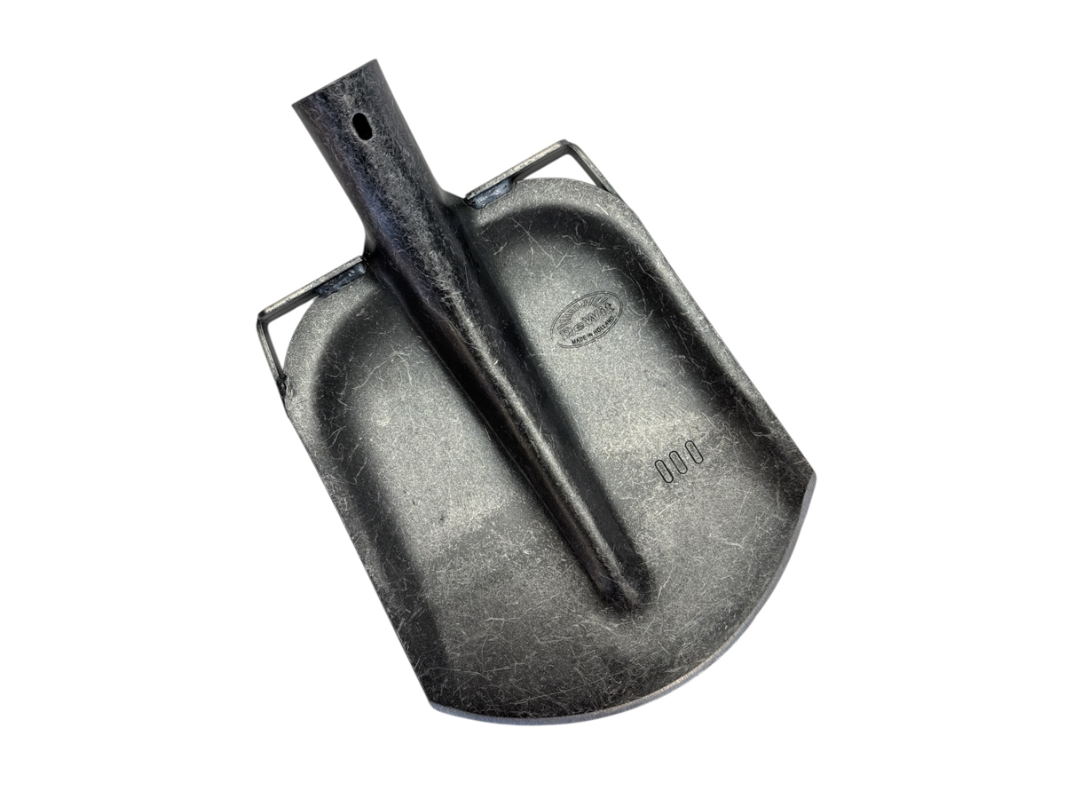 Schep Drents model, 1/2 gebogen, 000 met opstapjes zonder steel